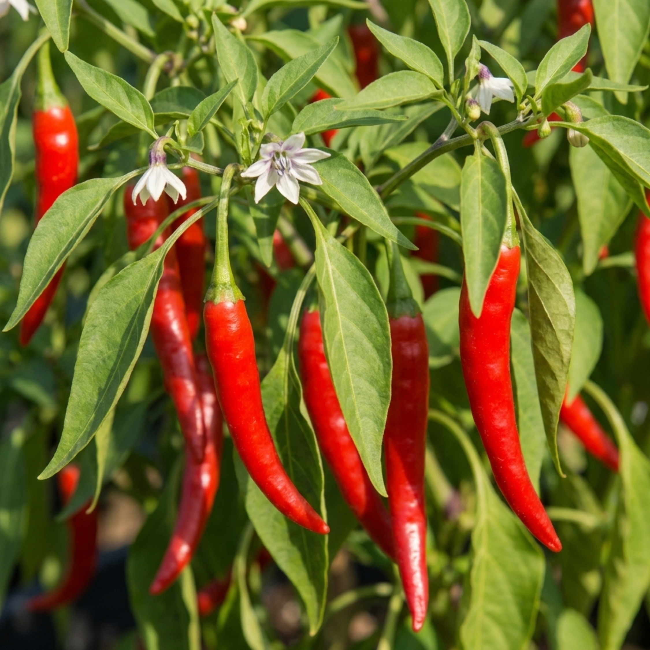 Chilli 'Thai Dragon' — Edible Annual, 10.5cm Pot (Set of 3 or 6)
