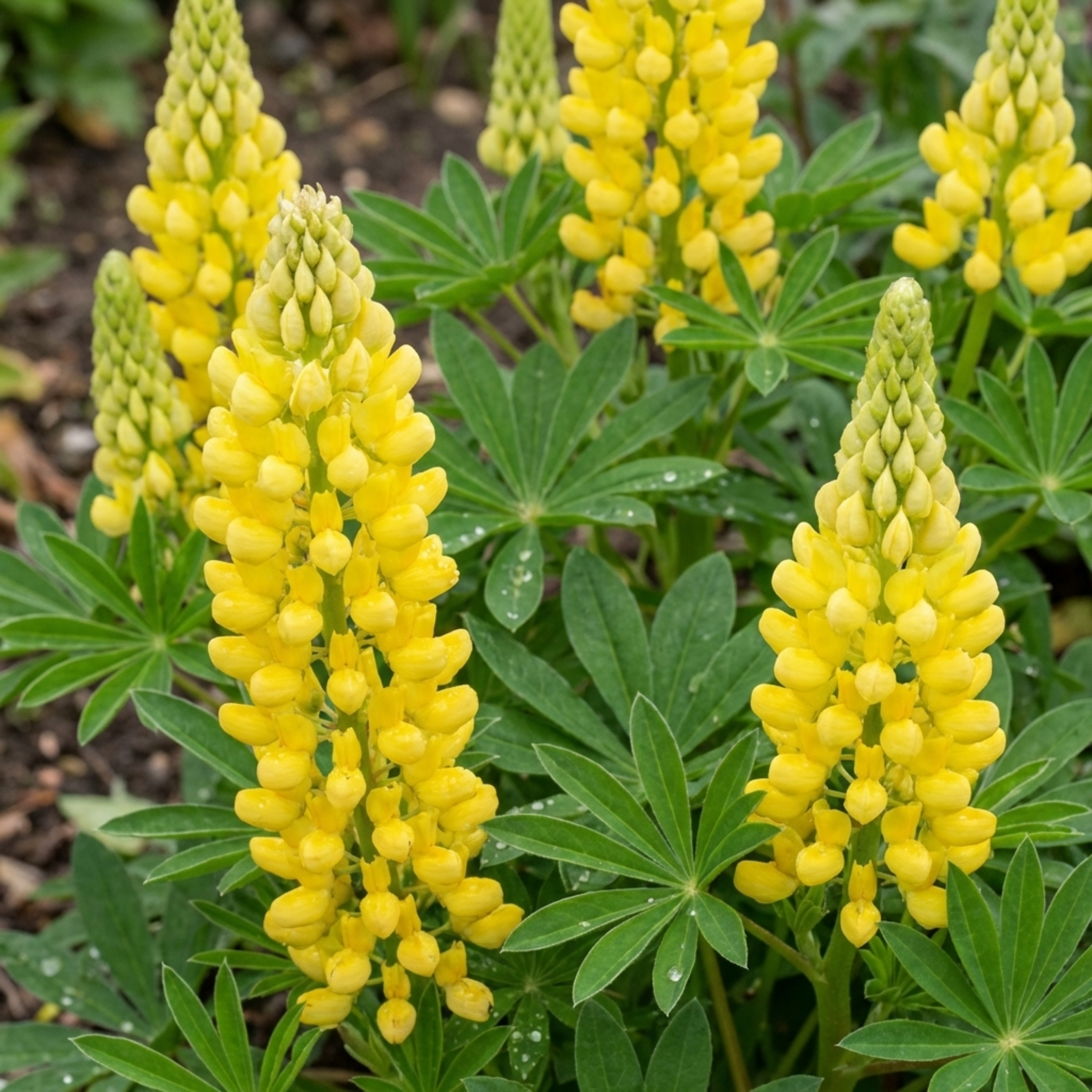 Lupinus ‘Legendary Yellow Shades’ — Hardy Herbaceous Perennial, Bee-Friendly, 1L Pot (Set of 3 or 6)