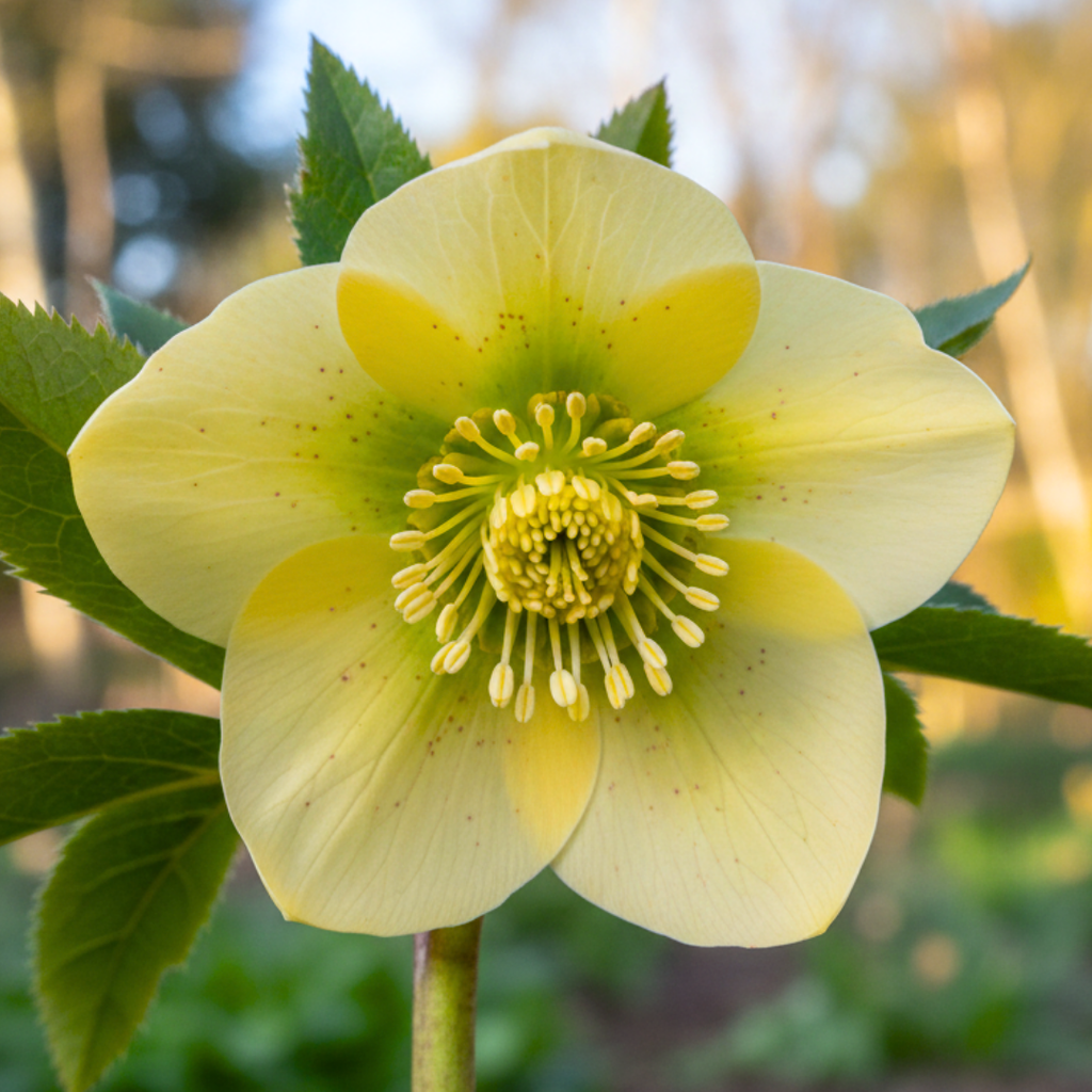 Hellebore 'Winter Sunshine' — Hardy Perennial, Bee-Friendly, 2L Pot