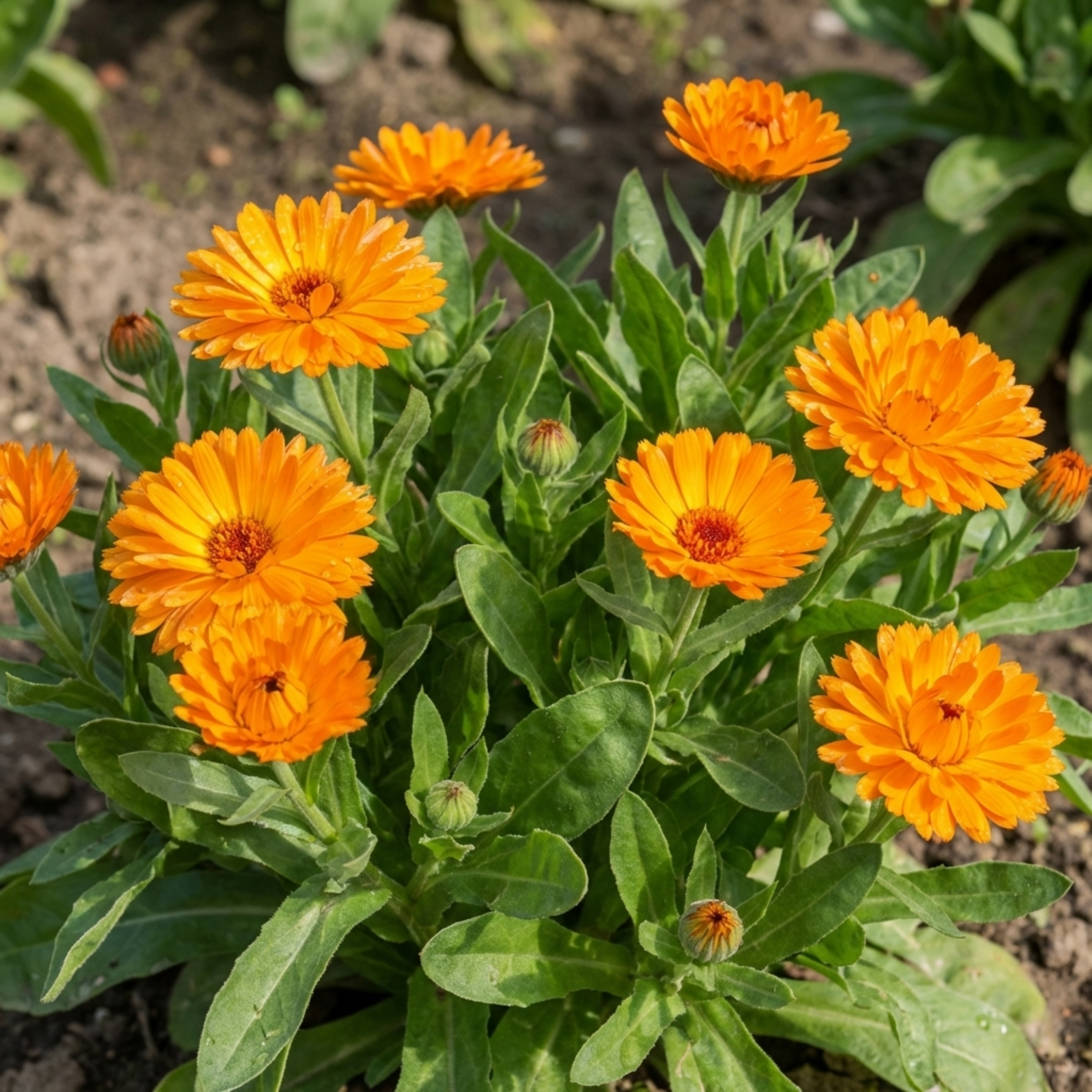 Calendula ‘Fiesta Orange’ — Hardy Perennial, 1L Pot (Set of 3 or 6)