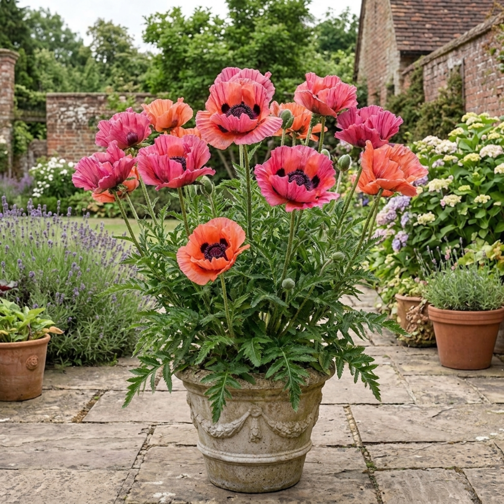 Papaver ‘Bolero’ — Hardy Perennial, Bee-Friendly, 3L Pot
