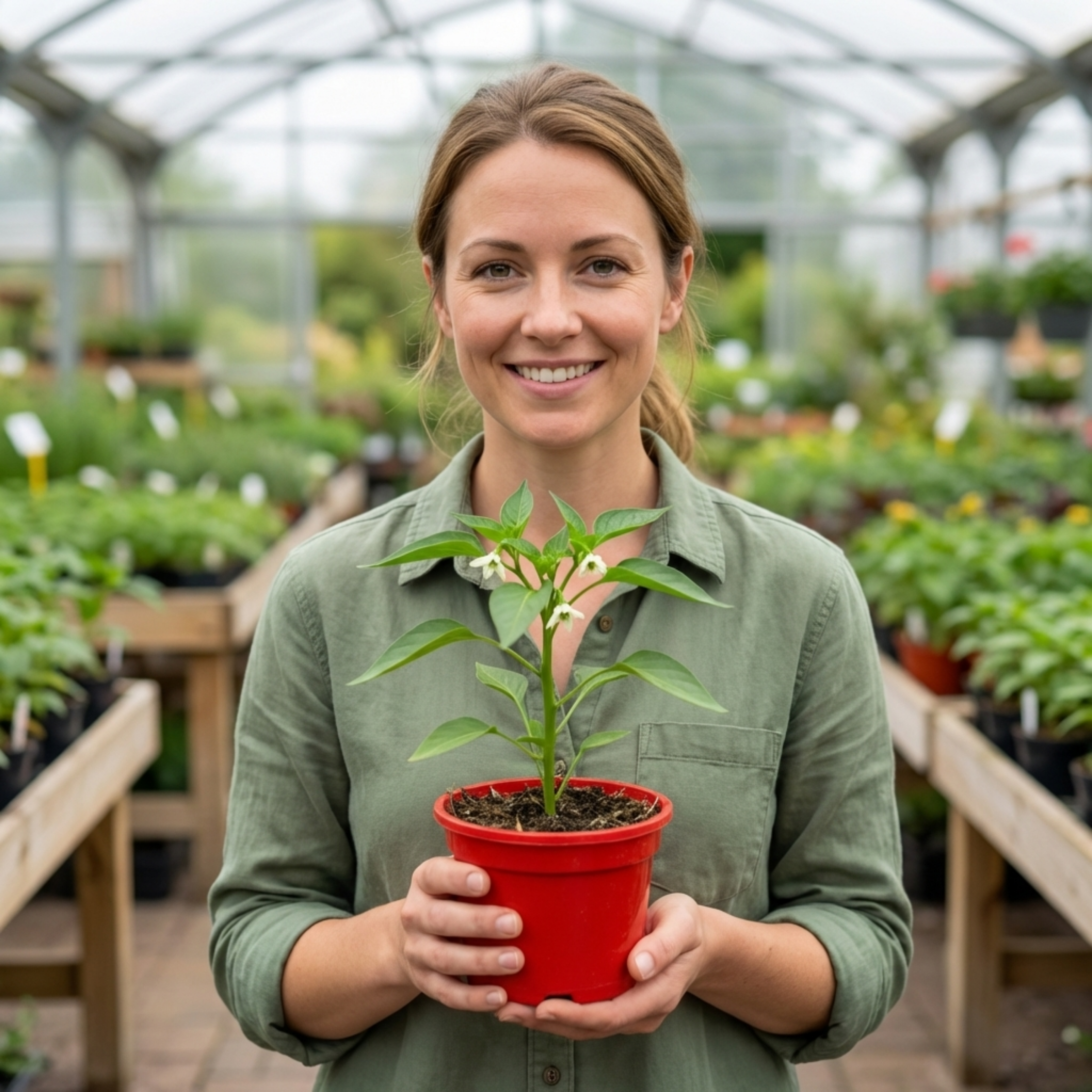 Chilli 'Hungarian Hot Wax' — Edible Annual, 10.5cm Pot (Set of 3 or 6)