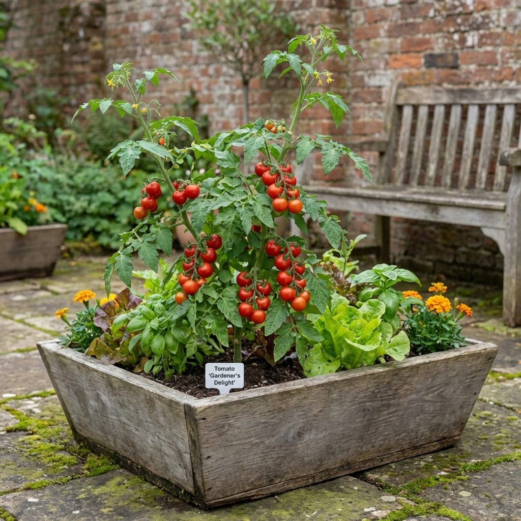 Tomato ‘Gardeners Delight’ — Fruit Plant / Tender Annual, 10.5cm Pot (Set of 3 or 6)