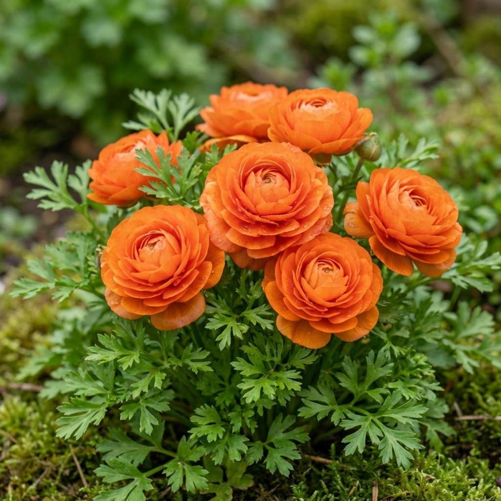 Ranunculus 'Vortex Orange' — Hardy Perennial, 10.5cm Pot (Set of 3 or 6)