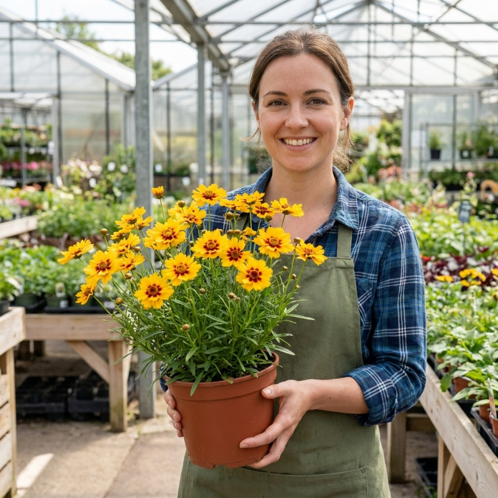 Coreopsis ‘Presto’ — Hardy Herbaceous Perennial, Bee-Friendly, 1L Pot (Set of 3 or 6)