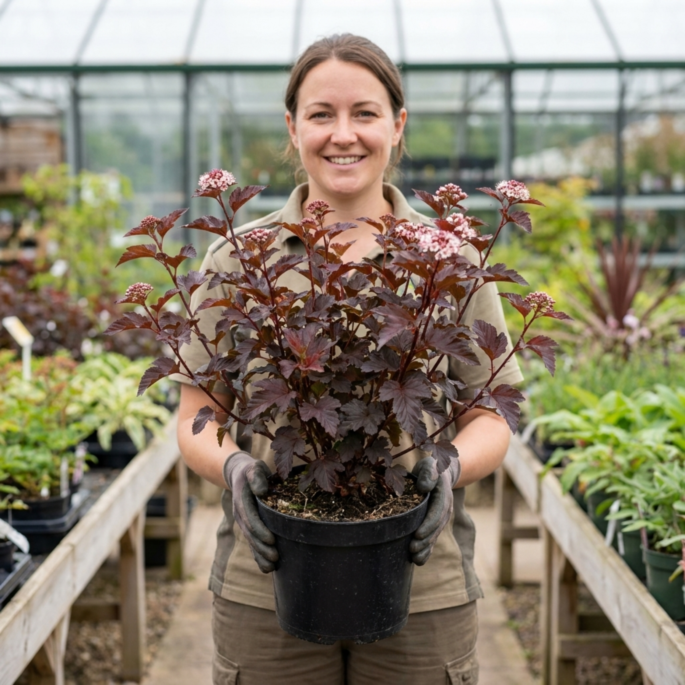 Physocarpus ‘Lady in Red’ — Deciduous Shrub, Bee-Friendly, 3L Pot