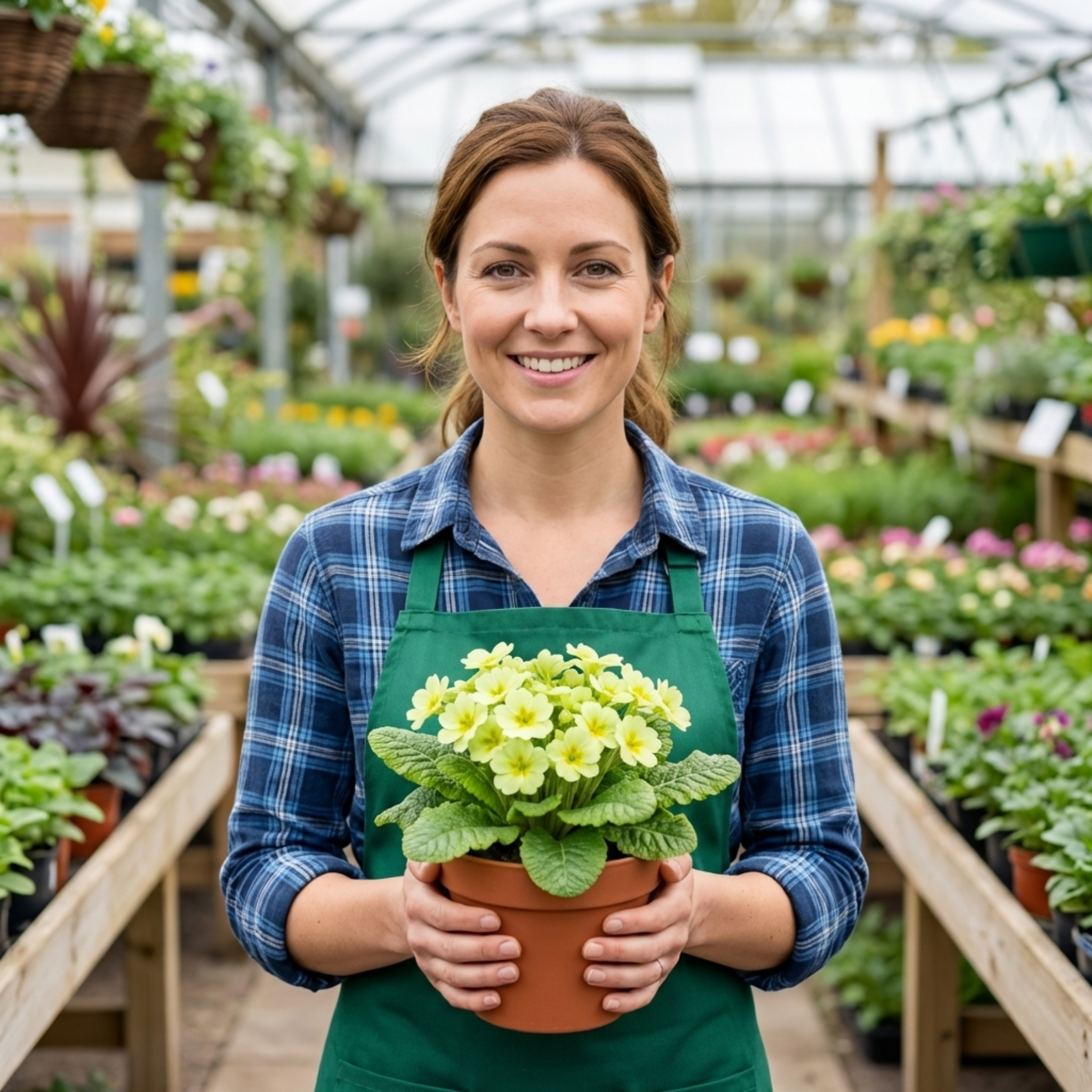 Primula ‘Little Queen Lime’ — Hardy Herbaceous Perennial, Bee-Friendly, 1L Pot (Set of 3 or 6)