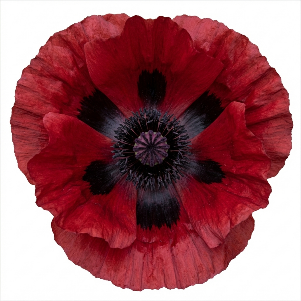 Papaver ‘Orientale Beauty of Livermere’ — Hardy Perennial, Bee-Friendly, 1L Pot (Set of 3 or 6)