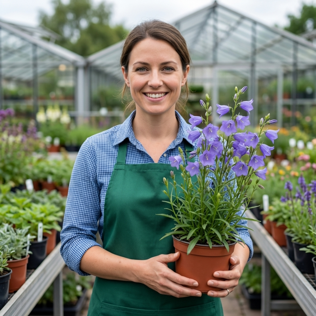 Campanula ‘Persicifolia Caerulea’ — Herbaceous Perennial, Bee-Friendly, 1L Pot