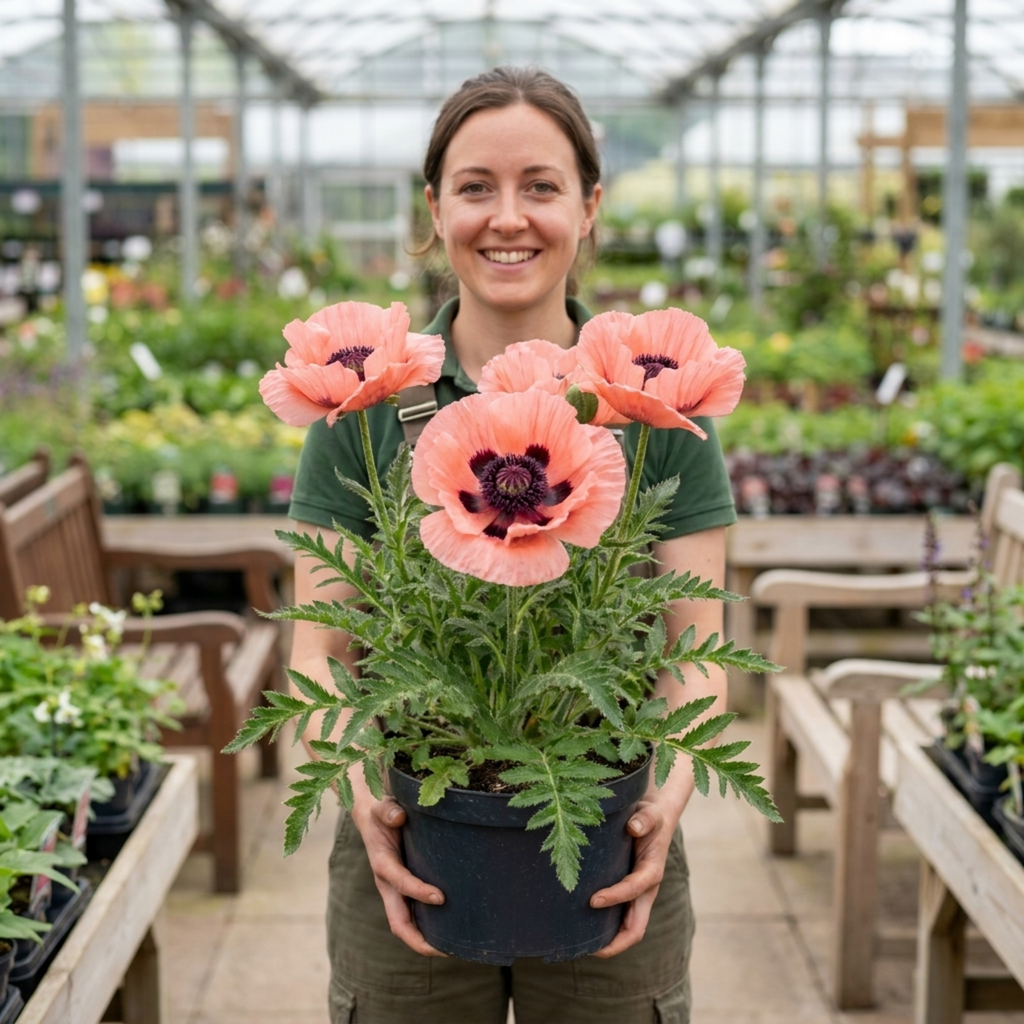 Papaver ‘Paradiso’ — Hardy Perennial, Bee-Friendly, 3L Pot