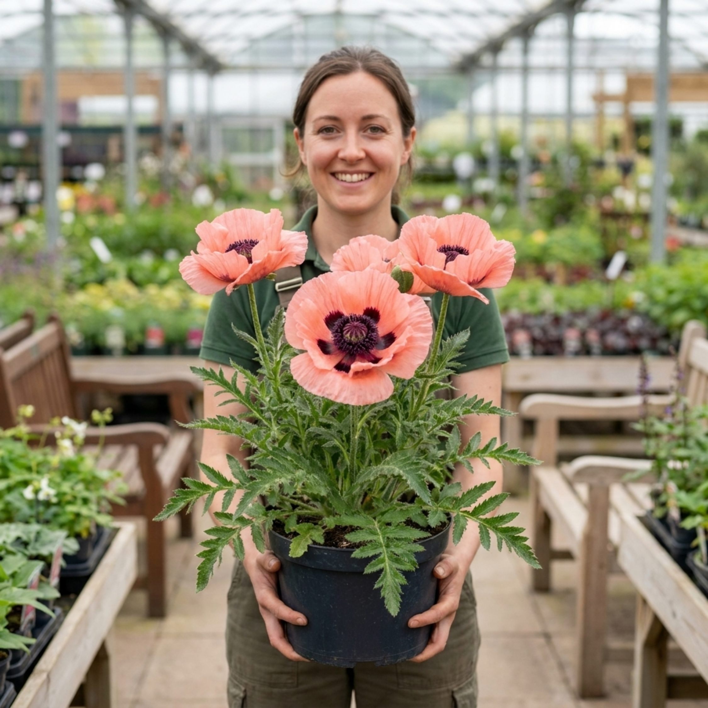 Papaver ‘Paradiso’ — Hardy Perennial, Bee-Friendly, 3L Pot