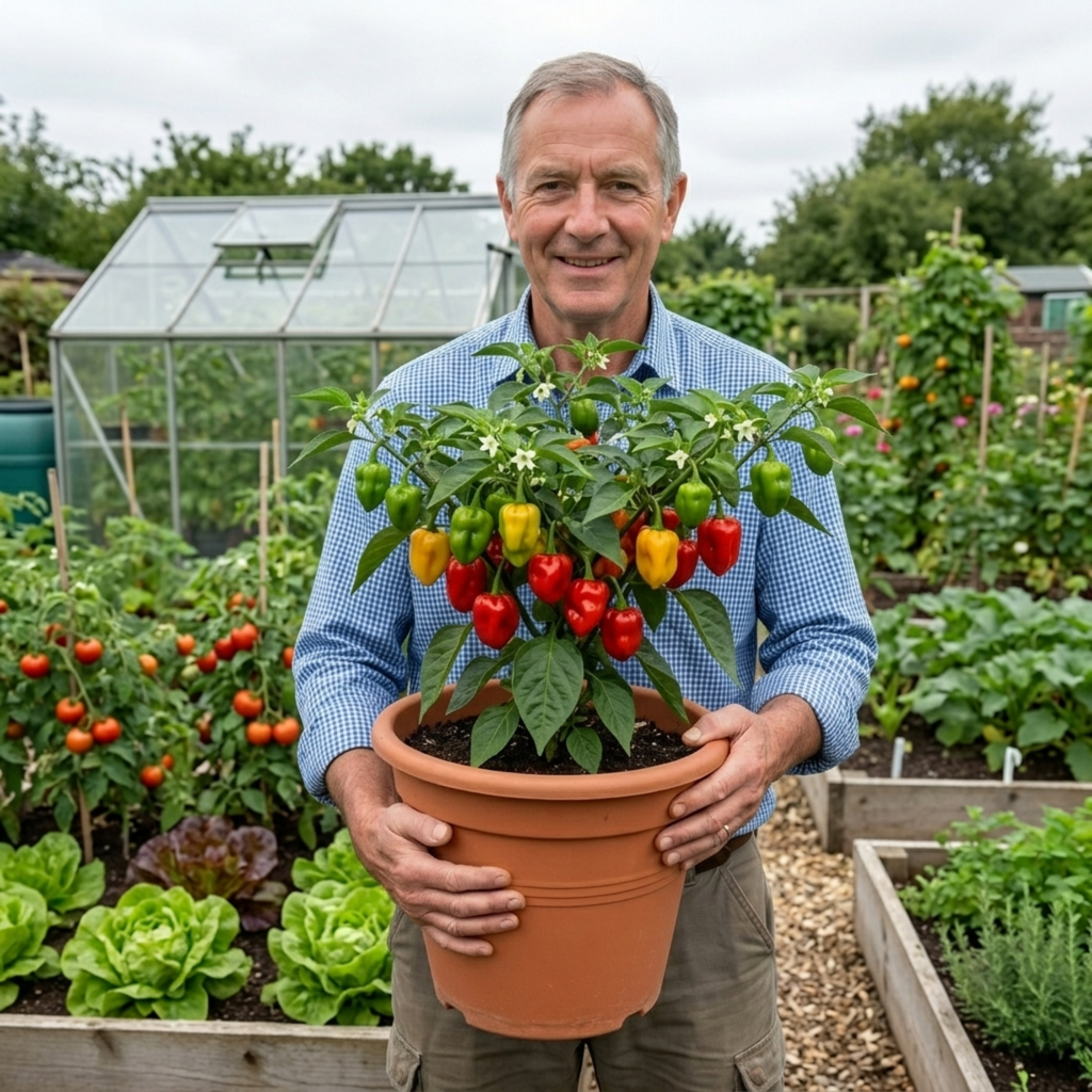 Chilli 'Scotch Bonnet' — Edible Annual, 10.5cm Pot (Set of 3 or 6)