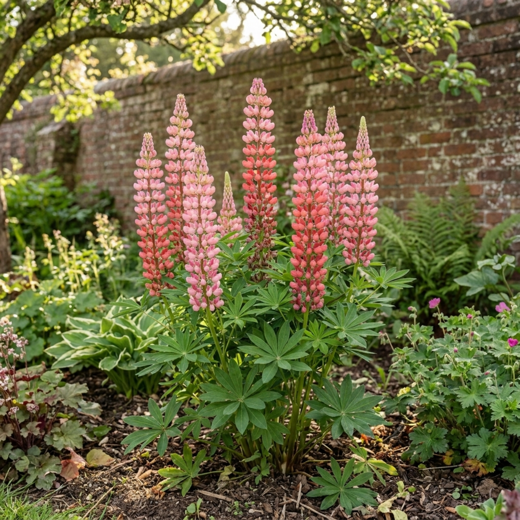 Lupin ‘Legendary Rose Shades’ — Herbaceous Perennial, Bee-Friendly, 3L Pot