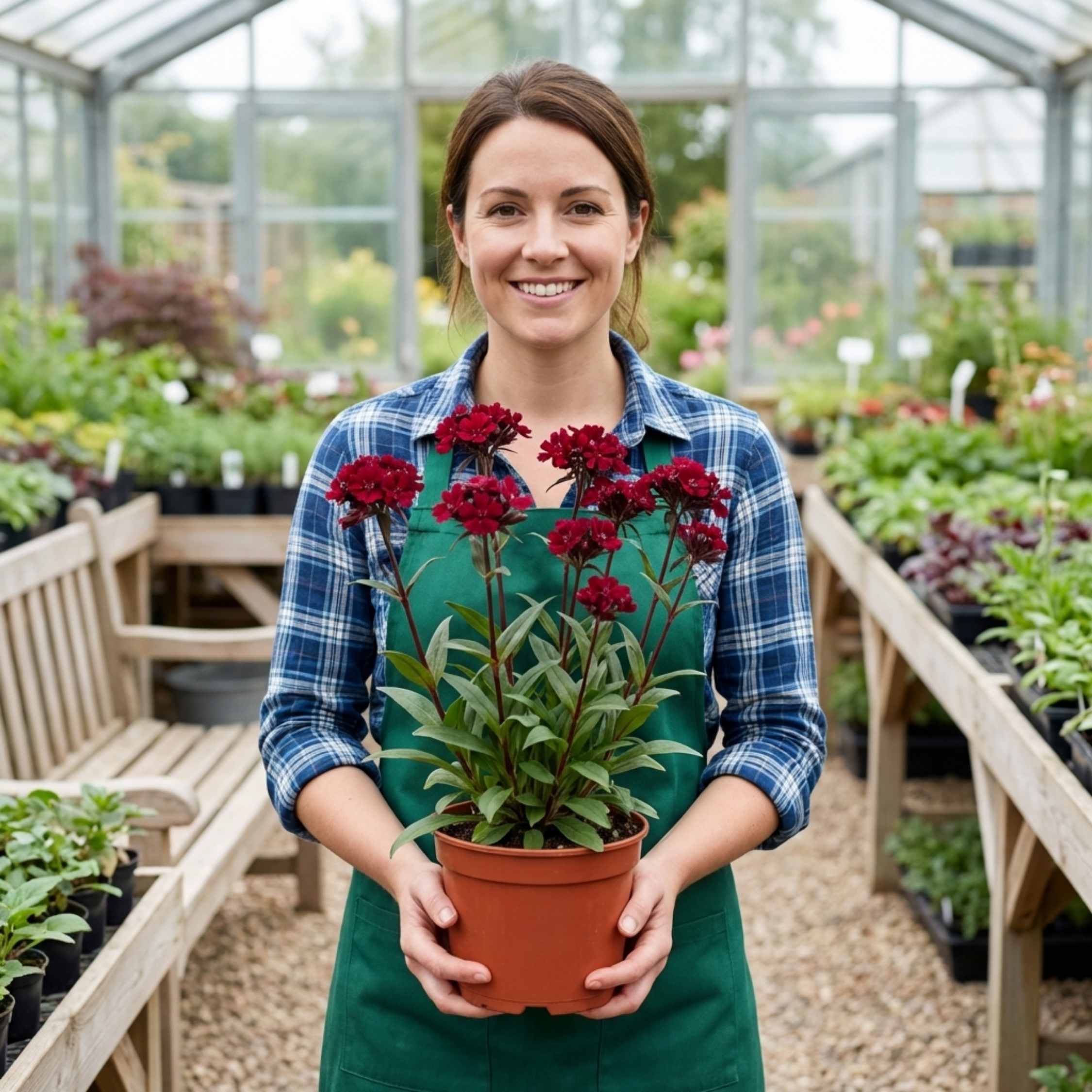 Lychnis ‘Rose Campion’ — Hardy Perennial, Bee-Friendly, 1L Pot (Set of 3 or 6)