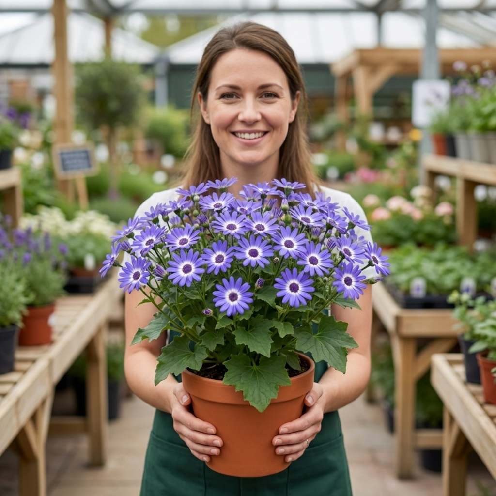 Senetti ‘Lavender Flowering’ — Bedding Plant, Bee-Friendly, 17cm Pot