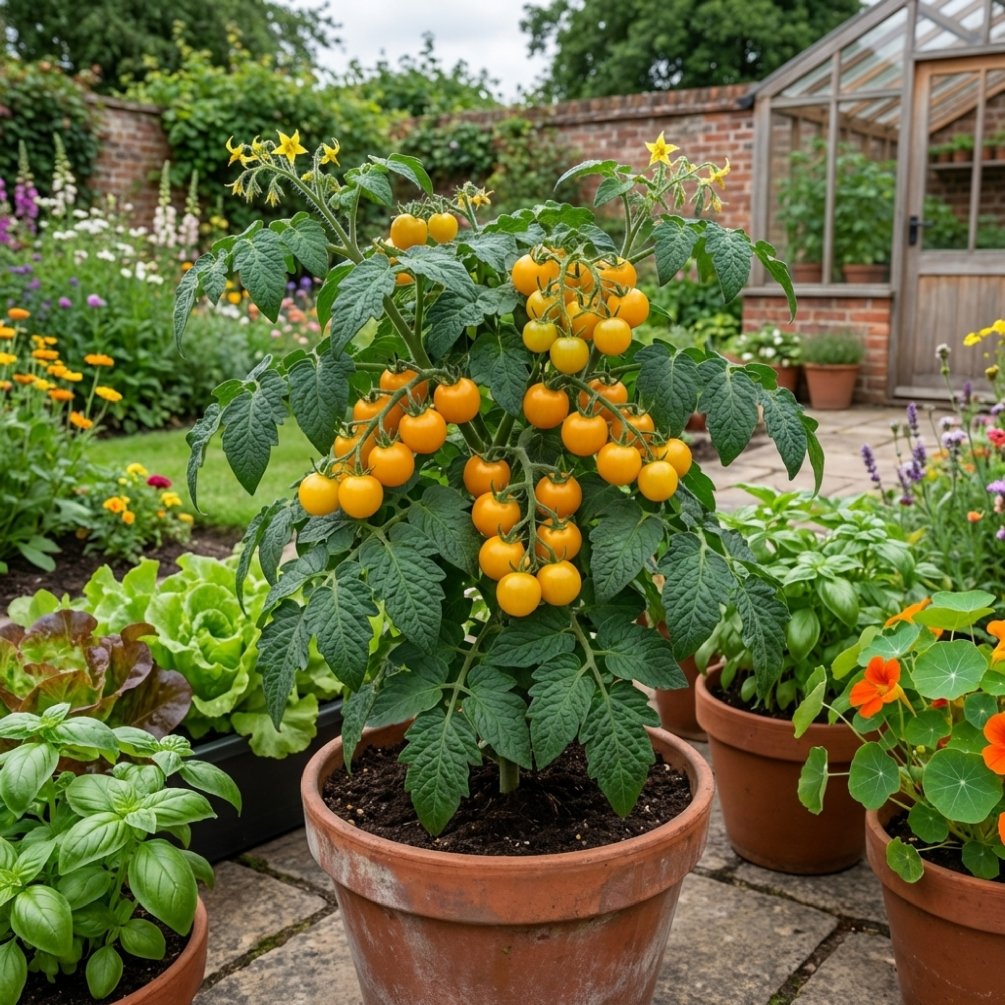 Tomato ‘Honeycomb’ — Fruit Plant / Tender Annual, 10.5cm Pot (Set of 3 or 6)