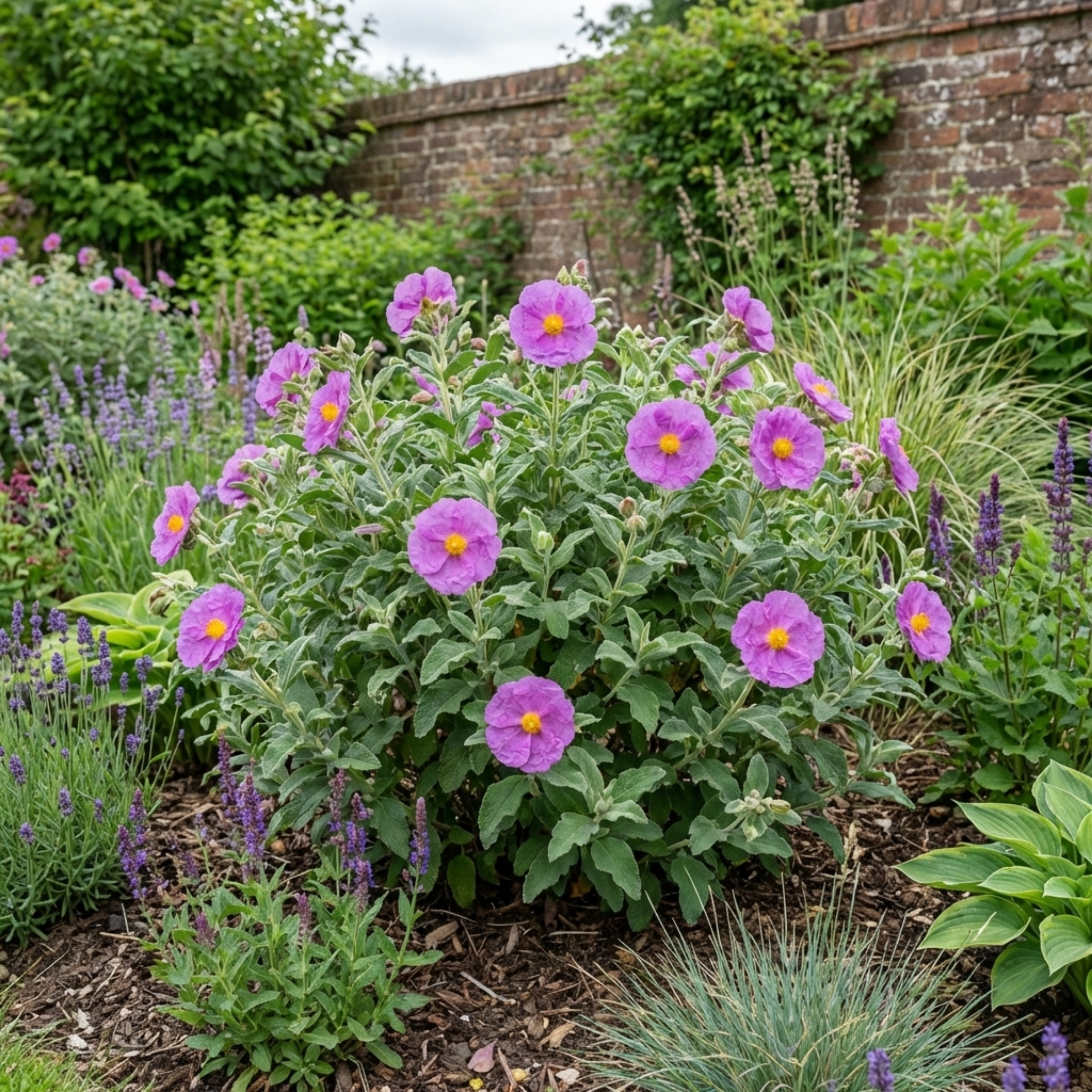 Cistus ‘Thrive Rock Rose’ — Hardy Evergreen Shrub, Bee-Friendly, 3L Pot