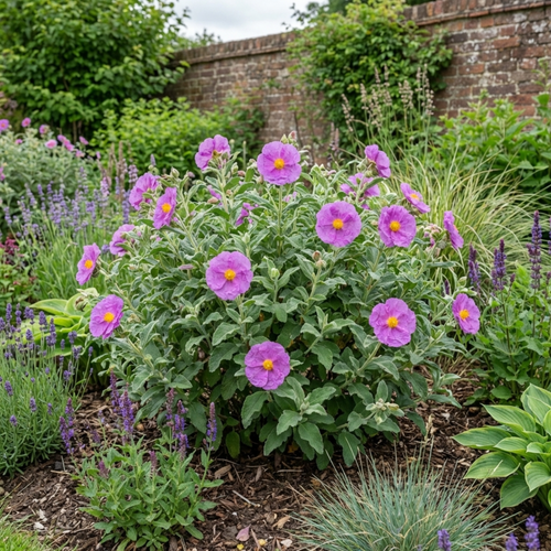 Cistus ‘Thrive Rock Rose’ — Hardy Evergreen Shrub, Bee-Friendly, 3L Pot