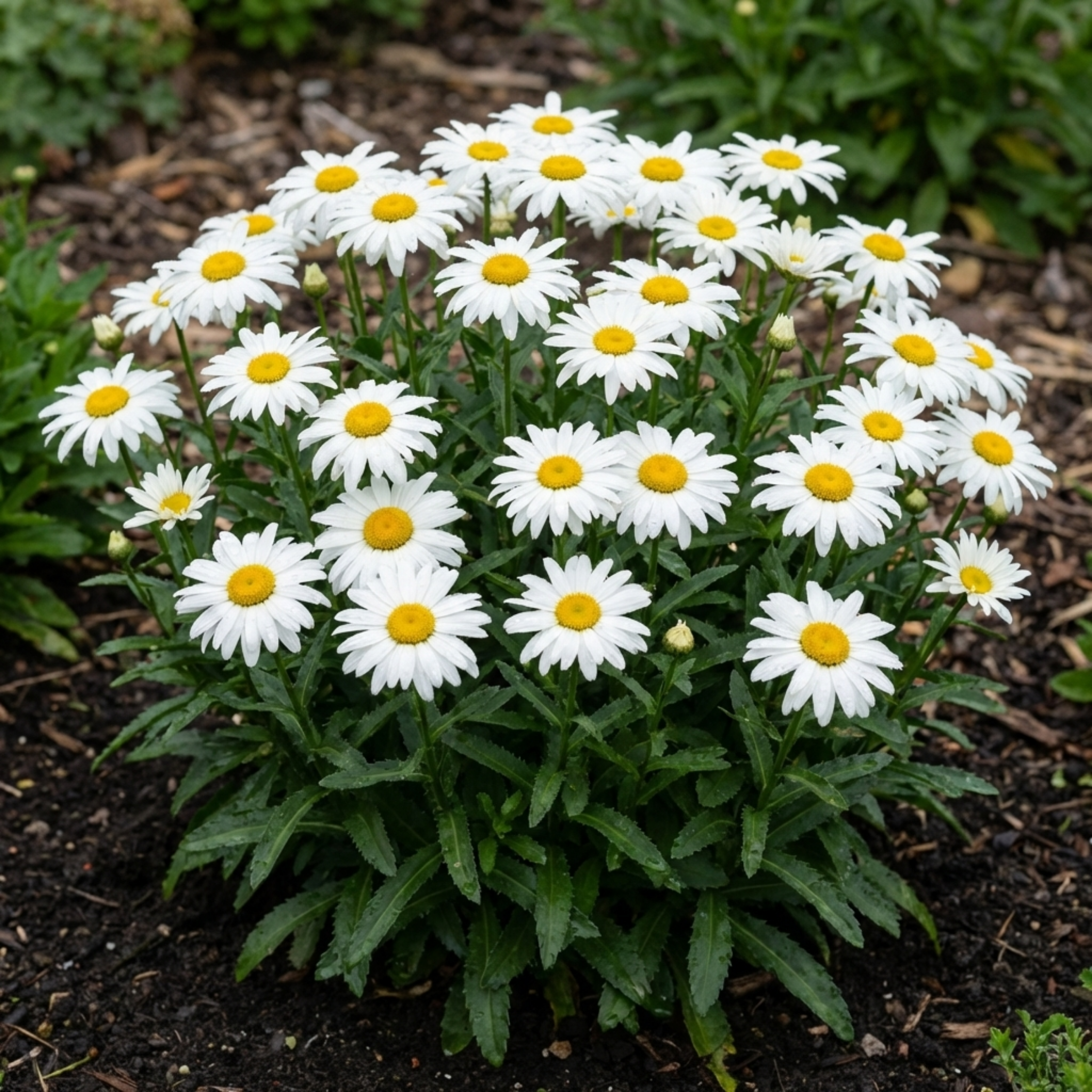 Leucanthemum ‘Madonna White Shasta Daisy’ — Herbaceous Perennial, Bee-Friendly, 11cm Pot (Set of 3 or 6)
