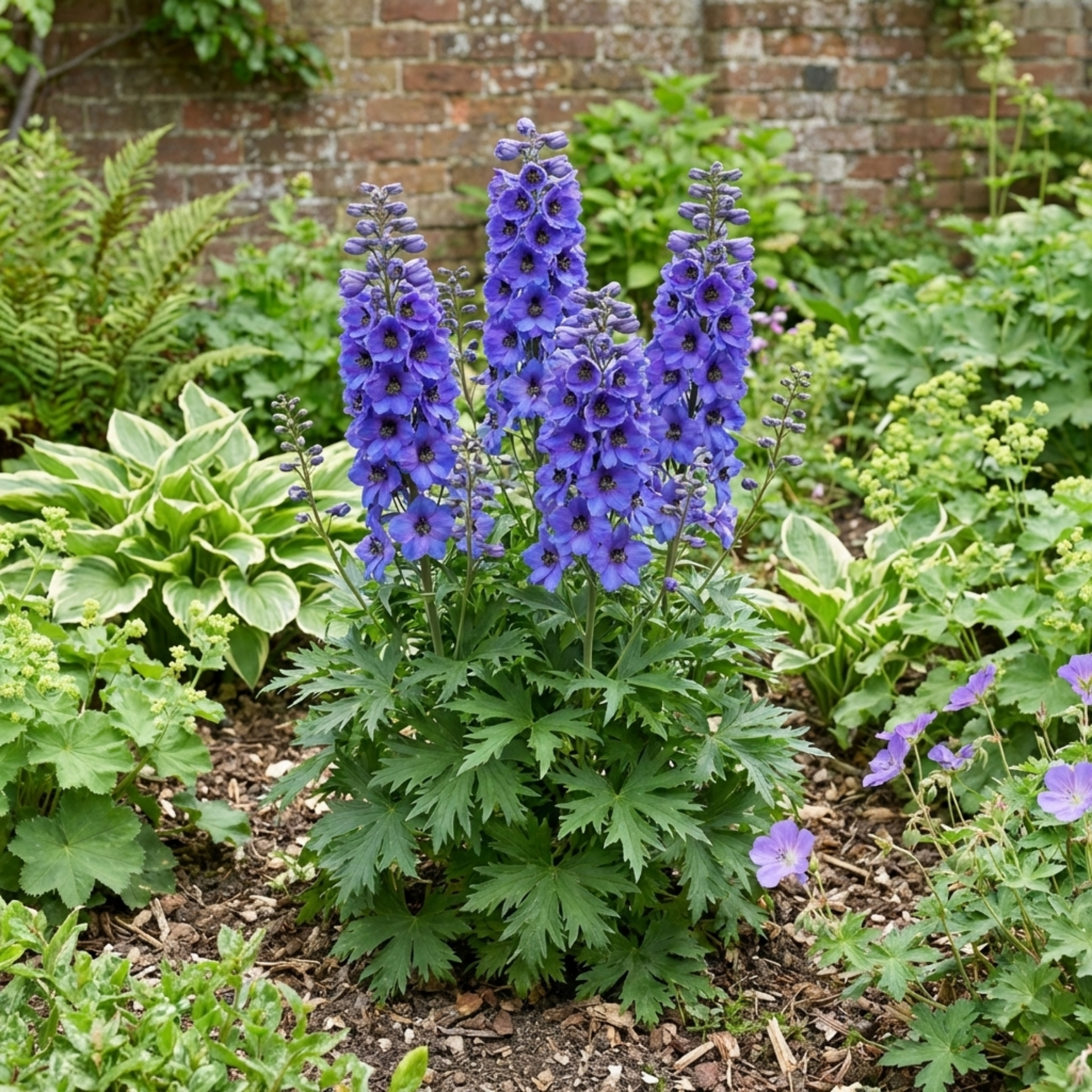 Delphinium ‘Pixie Neptune Rocket’ — Hardy Perennial, Bee-Friendly, 3L Pot