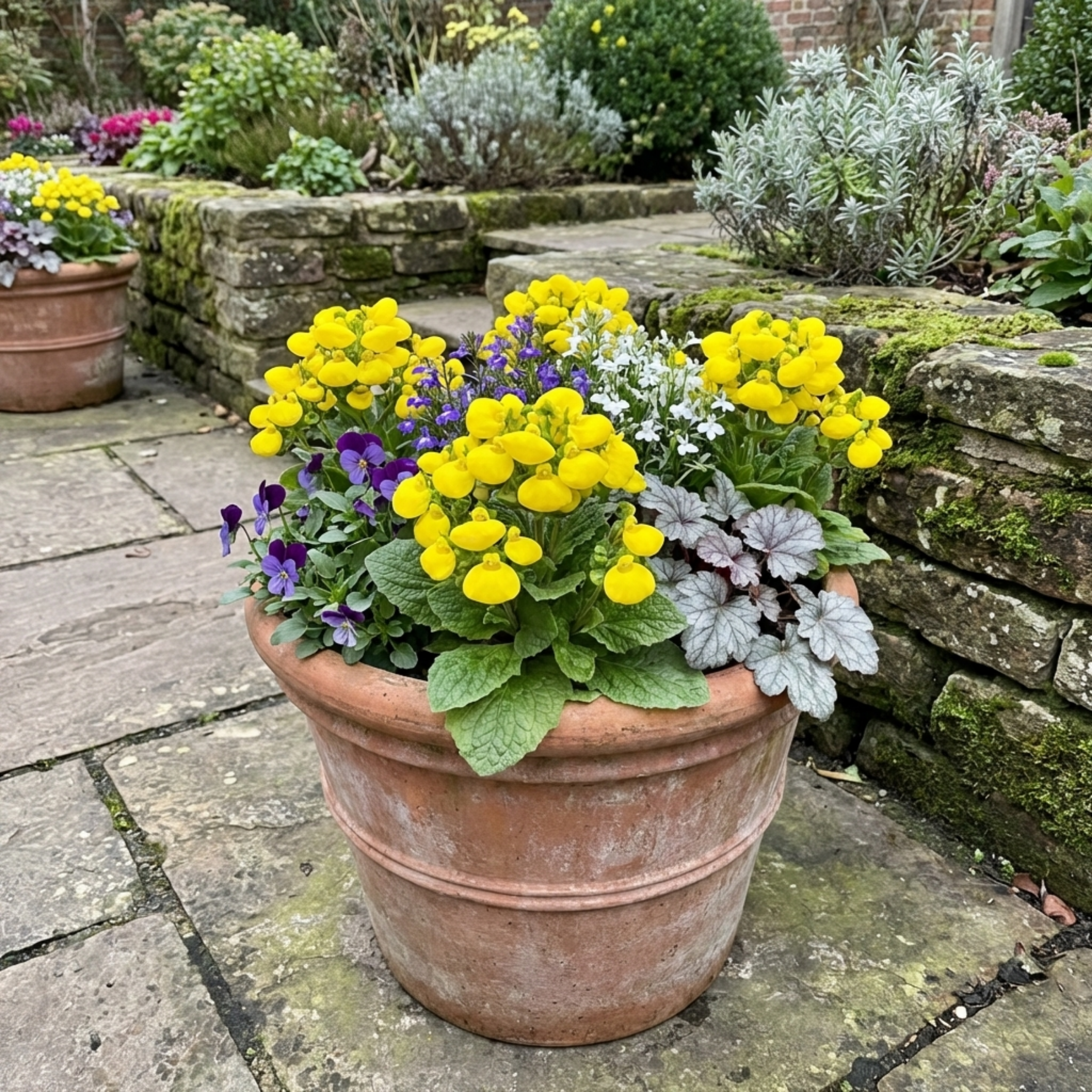 Calceolaria ‘Yellow’ — Hardy Perennial, 1L Pot (Set of 3 or 6)