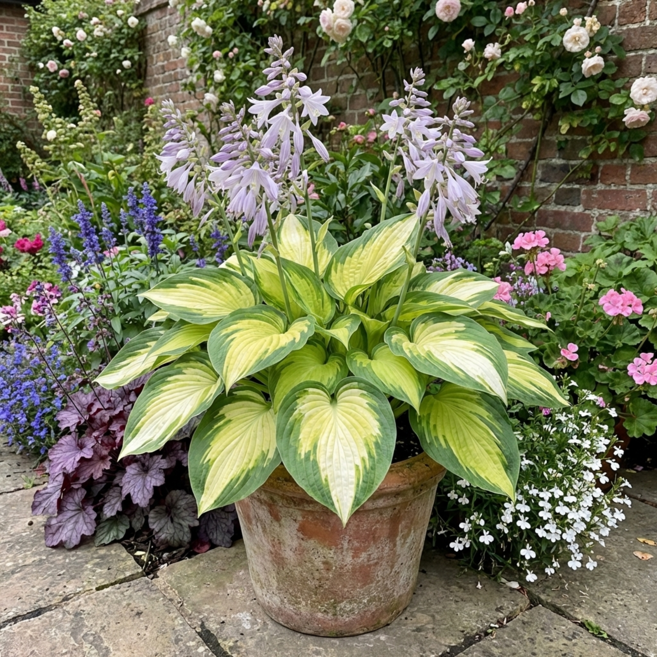Hosta 'Paul's Glory' — Plantain Lily, Hardy Perennial, 1L Pot (Set of 3 or 6)