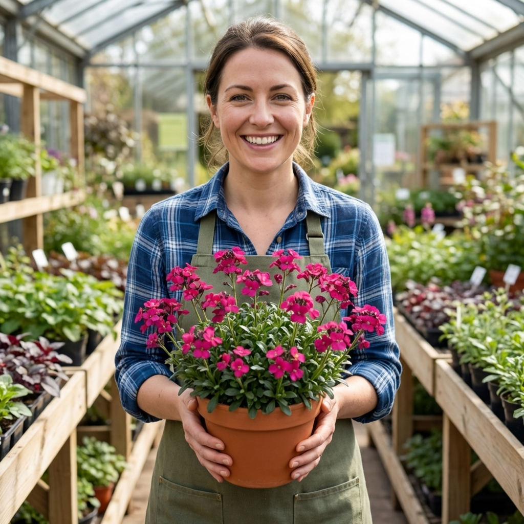 Arabis ‘Barranca Deep Rose’ — Evergreen Alpine Perennial, 1L Pot (Set of 3 or 6)