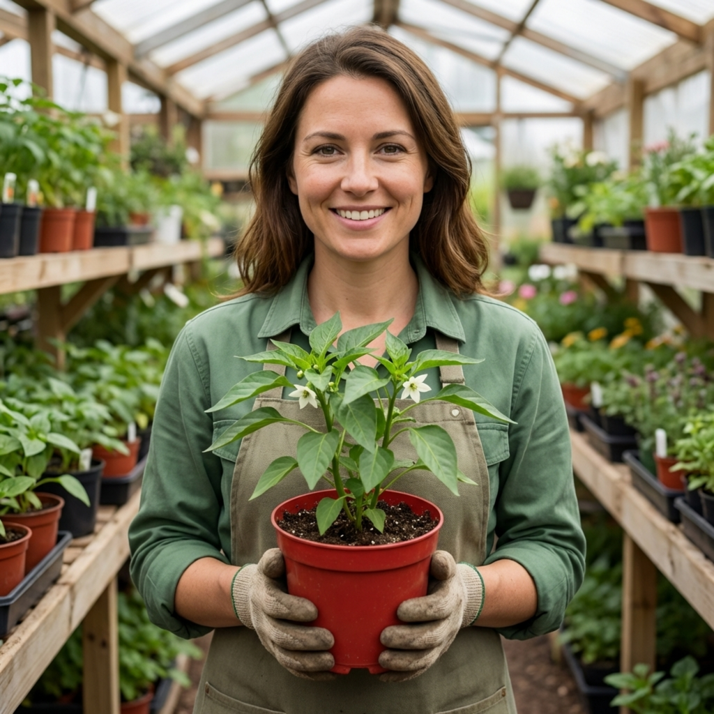 Sweet Pepper 'Liberty Belle' — Edible Annual, 10.5cm Pot (Set of 3 or 6)
