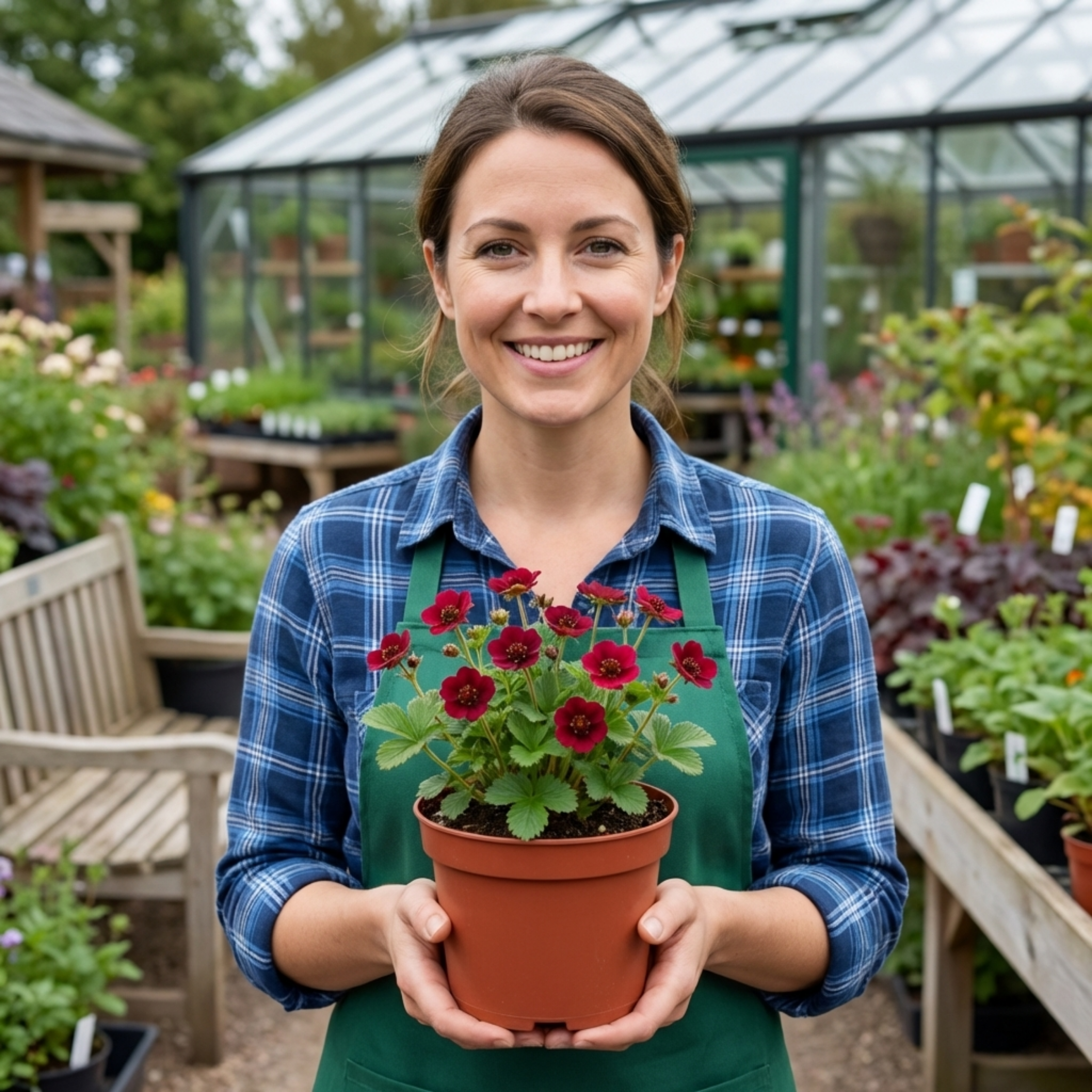 Potentilla ‘Miss Wilmott’ — Hardy Perennial, Bee-Friendly, 1L Pot (Set of 3 or 6)
