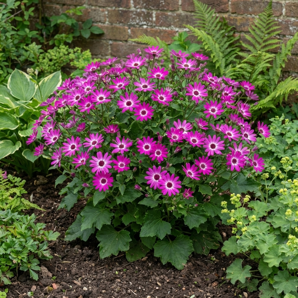Senetti ‘Pink Bicolour Live Flowering’ — Bedding Plant, Bee-Friendly, 6.5L Pot