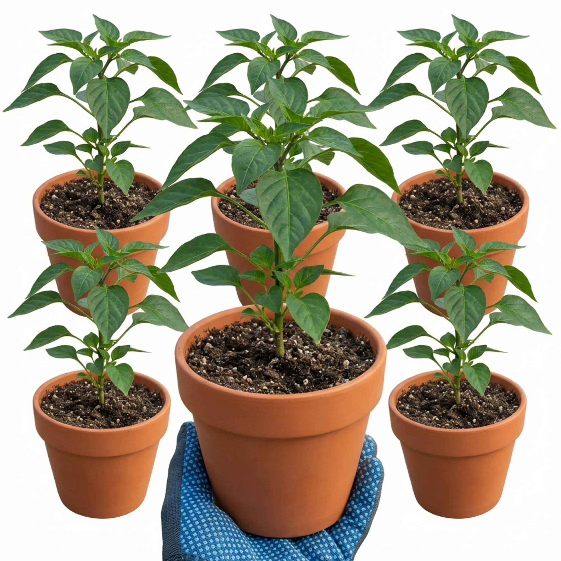 Chilli 'Padron' — Edible Annual, 10.5cm Pot (Set of 3 or 6)