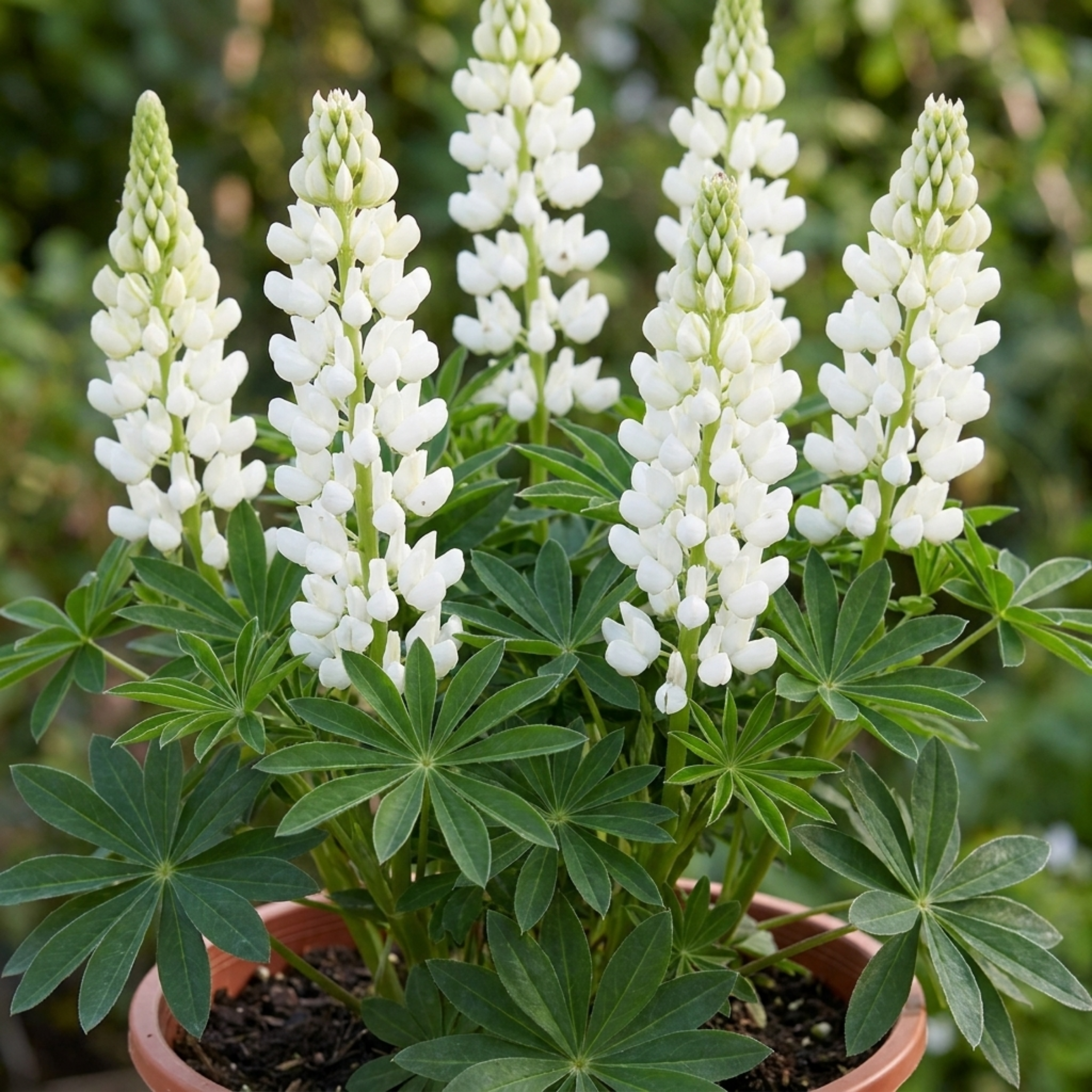 Lupin ‘Legendary White Shades’ — Herbaceous Perennial, Bee-Friendly, 3L Pot