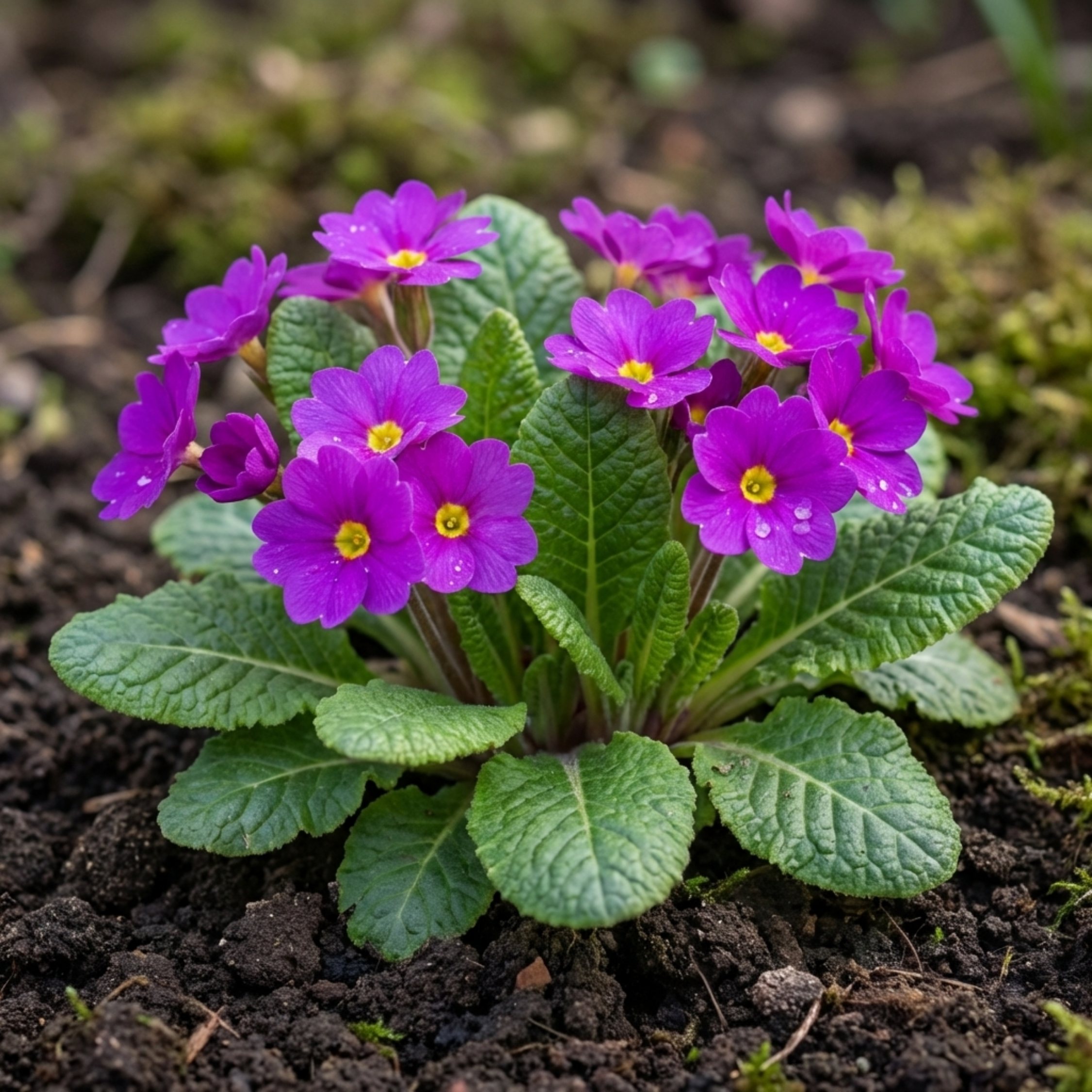 Primula ‘Queen Neon Violet’ — Hardy Perennial, Bee-Friendly, 1L Pot (Set of 3 or 6)