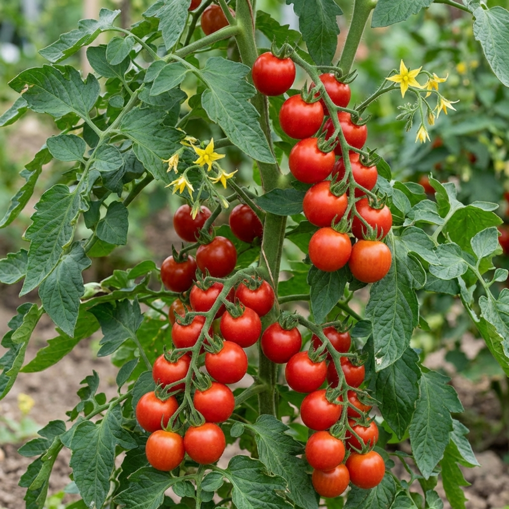 Tomato ‘Sweet Million’ — Fruit Plant / Tender Annual, 10.5cm Pot (Set of 3 or 6)