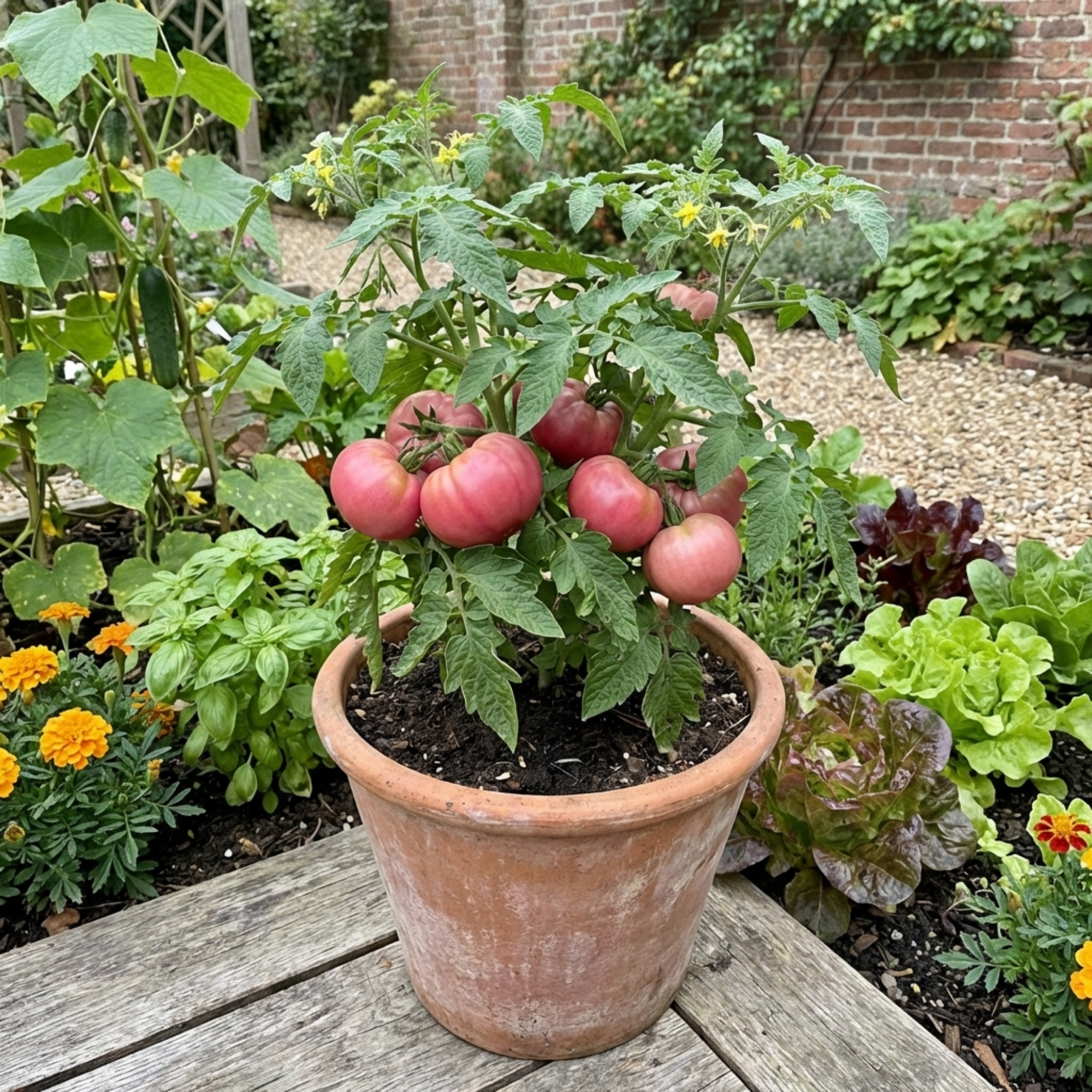 Tomato ‘Rose Crush’ — Fruit Plant / Tender Annual, 10.5cm Pot (Set of 3 or 6)