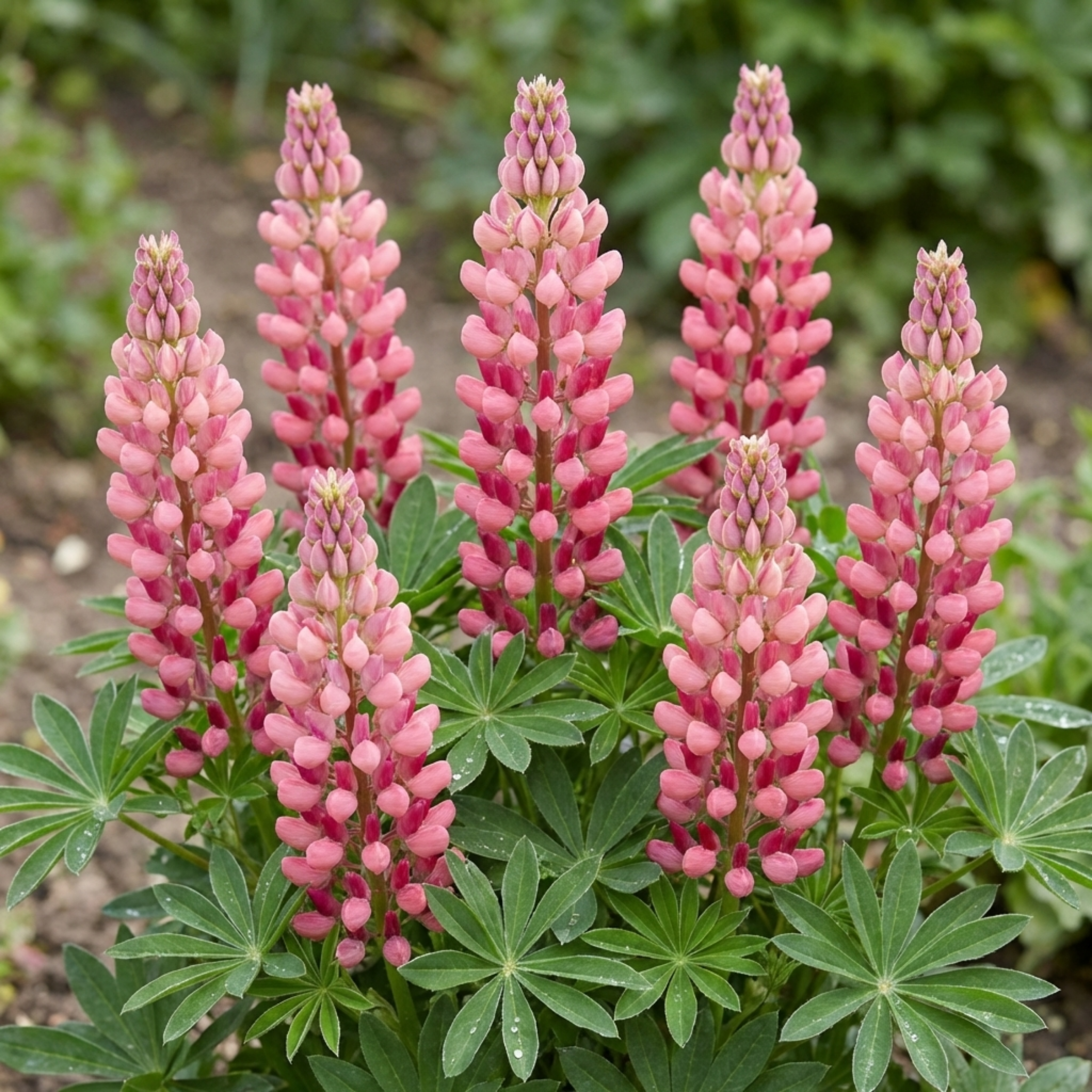 Lupin ‘Legendary Rose’ — Hardy Perennial, Bee-Friendly, 1L Pot (Set of 3 or 6)
