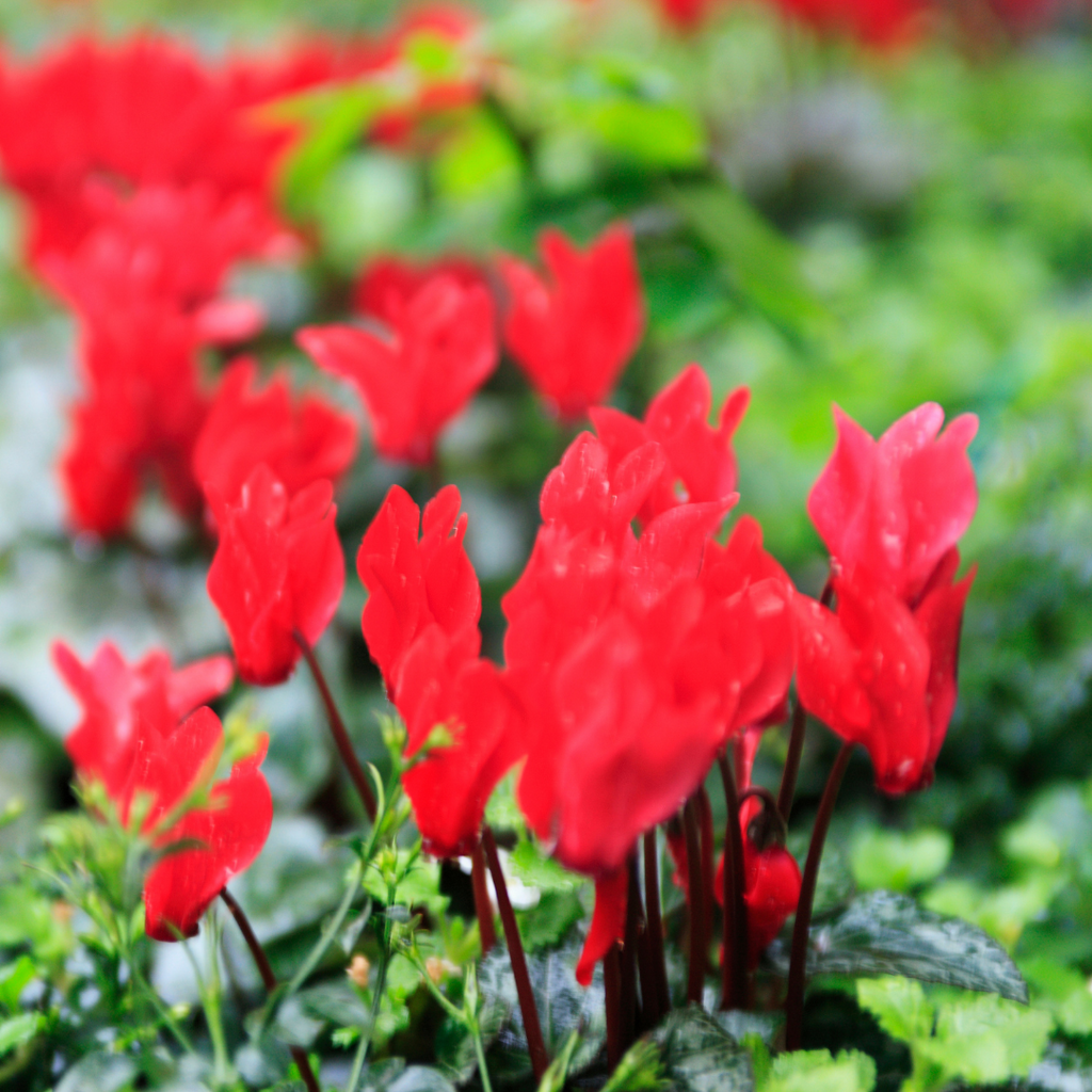 Cyclamen ‘Smartiz Rouge Vif’ — Tender Pot Plant (perennial in mild climates), 10.5cm Pot (Set of 3 or 6)