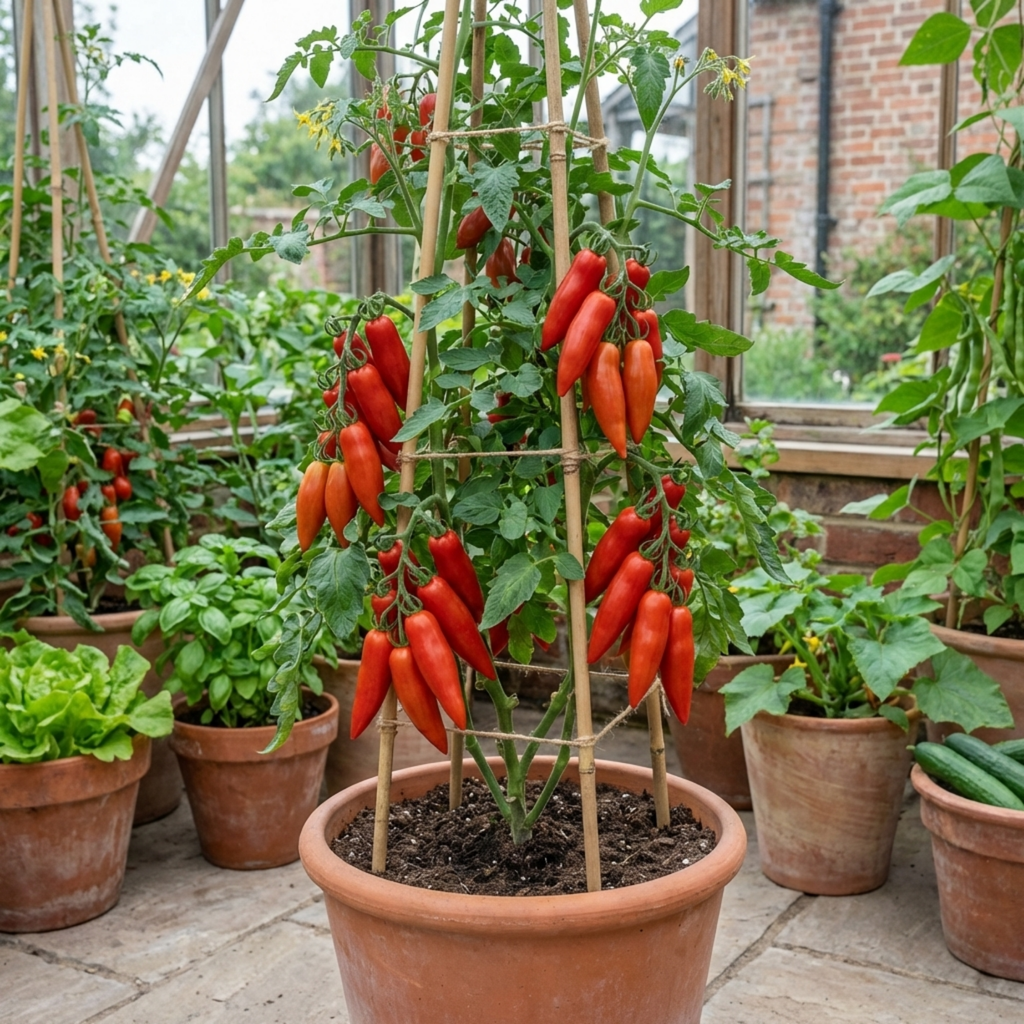 Tomato ‘Cornabel Tomato’ — Tender Annual (grafted), 1L Pot (Set of 3 or 6)