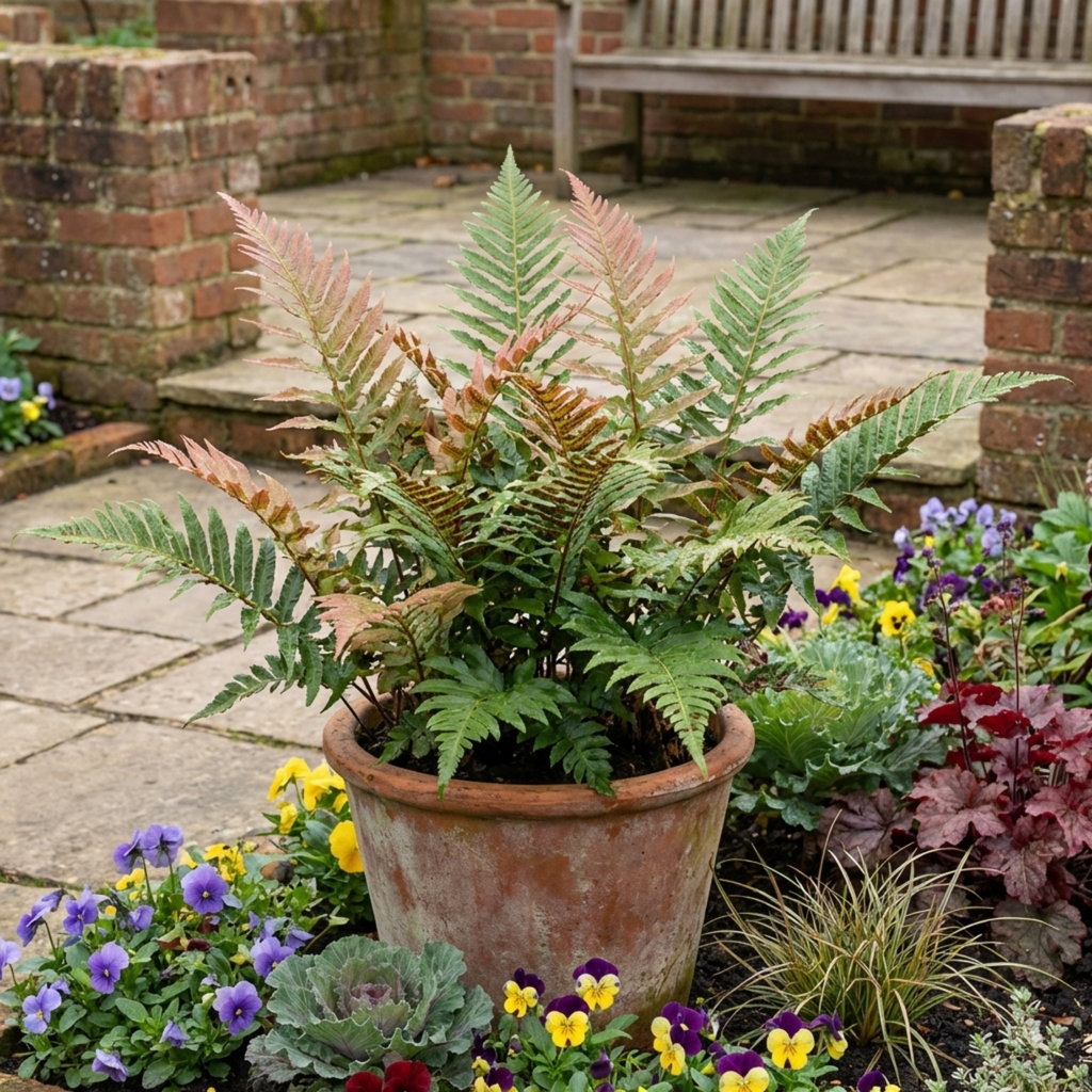 Japanese ‘Shield’ — Semi-evergreen Perennial Fern, 1L Pot (Set of 3 or 6)